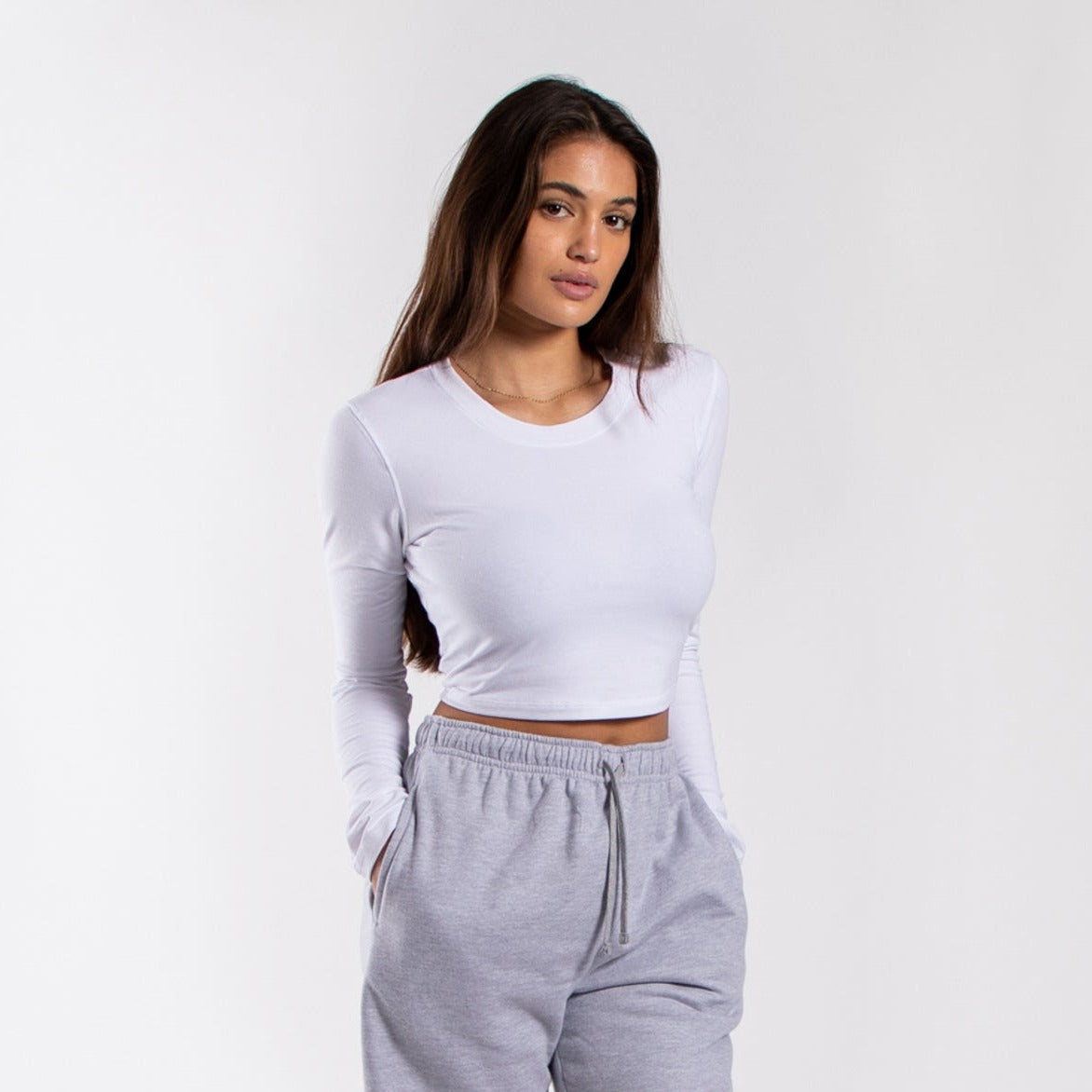 4002 - Women's Long Sleeve Baby Tee